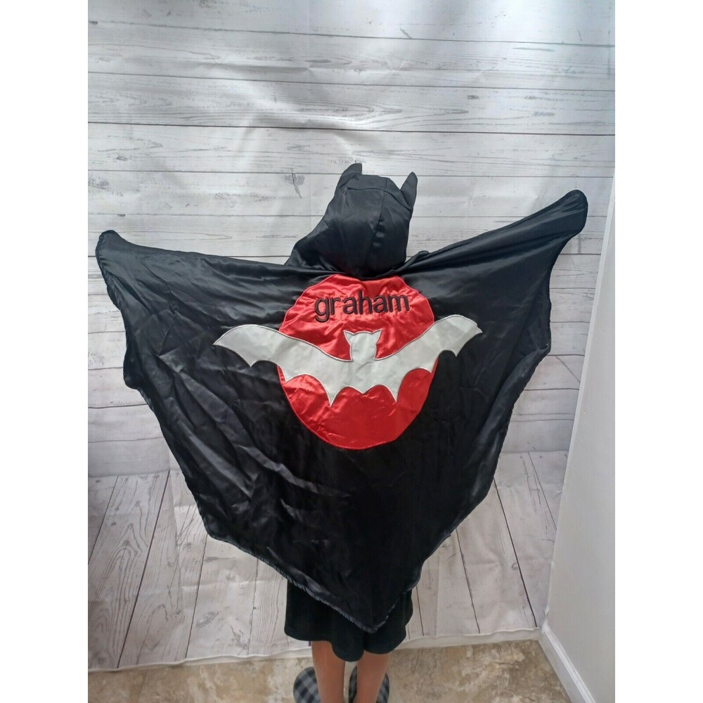 Wishcraft Batman Cape Child Halloween Costume One  Graham Sz 8-10
